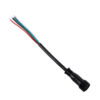 GloboStar® 90706 Ταχυσύνδεσμος Τροφοδοσίας για Wall Washer και Προβολείς IP65 – 5 Καλώδια +/- σε Power Connector 5 PIN Female για Πολύχρωμα RGB+RGBW