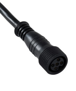 GloboStar® 90707 Ταχυσύνδεσμος Τροφοδοσίας T για Wall Washer και Προβολείς IP65 – 2 Καλώδια +/- σε Power Connector 5 PIN Female & Power Connector 5 PIN Male για Πολύχρωμα RGB+RGBW