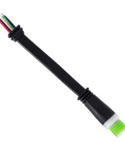 GloboStar® 90708 Ταχυσύνδεσμος Τροφοδοσίας για Wall Washer Tuber – 5 Καλώδια +/- σε Power Connector 5 PIN Male για Πολύχρωμα RGB+RGBW Tuber