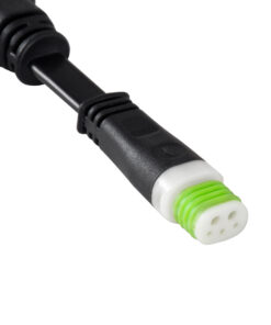 GloboStar® 90709 Ταχυσύνδεσμος Τροφοδοσίας T για Wall Washer Tuber – 2 Καλώδια +/- σε Power Connector 5 PIN Male & Power Connector 5 PIN Female για Πολύχρωμα RGB+RGBW Tuber