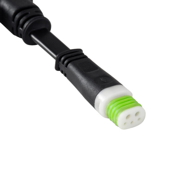 GloboStar® 90709 Ταχυσύνδεσμος Τροφοδοσίας T για Wall Washer Tuber – 2 Καλώδια +/- σε Power Connector 5 PIN Male & Power Connector 5 PIN Female για Πολύχρωμα RGB+RGBW Tuber