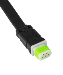 GloboStar® 90710 Ταχυσύνδεσμος Τροφοδοσίας για Wall Washer Tuber IP65 – 5 Καλώδια +/- σε Power Connector 5 PIN Male για Πολύχρωμα RGB+RGBW