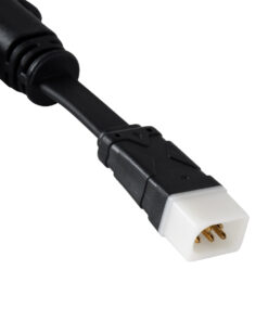 GloboStar® 90711 Ταχυσύνδεσμος Τροφοδοσίας T για Wall Washer Tuber – 2 Καλώδια +/- σε Power Connector 5 PIN Male & Power Connector 5 PIN Female για Πολύχρωμα RGB+RGBW Tuber