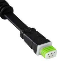 GloboStar® 90711 Ταχυσύνδεσμος Τροφοδοσίας T για Wall Washer Tuber – 2 Καλώδια +/- σε Power Connector 5 PIN Male & Power Connector 5 PIN Female για Πολύχρωμα RGB+RGBW Tuber