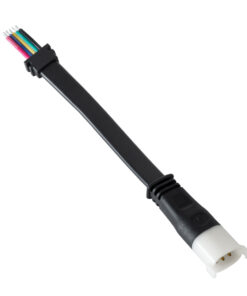 GloboStar® 90712 Ταχυσύνδεσμος Τροφοδοσίας για Wall Washer IP65 – 5 Καλώδια +/- σε Power Connector 5 PIN Female για Πολύχρωμα RGB+RGBW