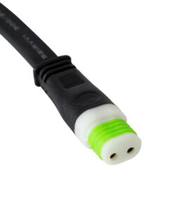 GloboStar® 90713 Ταχυσύνδεσμος Τροφοδοσίας για Wall Washer IP65 – 2 Καλώδια +/- σε Power Connector 2 PIN Male για Μονόχρωμα Wall Washer