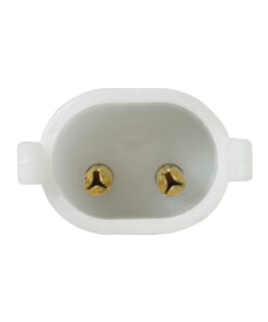 GloboStar® 90714 Ταχυσύνδεσμος Τροφοδοσίας για Wall Washer IP65 – 2 Καλώδια +/- σε Power Connector 2 PIN Female για Μονόχρωμα Wall Washer