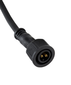GloboStar® 90715 Ταχυσύνδεσμος Τροφοδοσίας για Wall Washer IP65 – 2 Καλώδια +/- σε Power Connector 2 PIN Male για Μονόχρωμα Wall Washer