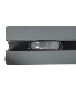 GloboStar® WINDOW-ARTE 90719 Αρχιτεκτονικό Φωτιστικό Ανάδειξης Παραθύρων & Θυρών – Window & Door Light LED 18W 1620lm 8×180° DC 24V Αδιάβροχο IP67 Μ25 x Π7 x Υ4.5cm Θερμό Λευκό 2700K – Γκρι Ανθρακί – 3 Χρόνια Εγγύηση