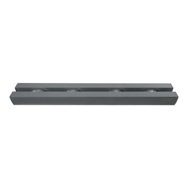 GloboStar® WINDOW-ARTE 90725 Αρχιτεκτονικό Φωτιστικό Ανάδειξης Παραθύρων & Θυρών – Window & Door Light LED 36W 3060lm 8×180° DC 24V Αδιάβροχο IP67 Μ50 x Π7 x Υ4.5cm RGBW DMX512 – Γκρι Ανθρακί – 3 Χρόνια Εγγύηση
