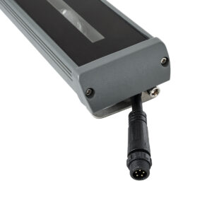 GloboStar® WINDOW-RAFI 90729 Αρχιτεκτονικό Φωτιστικό Ανάδειξης Παραθύρων & Θυρών – Window & Door Light LED 18W 1530lm 8×180° DC 24V Αδιάβροχο IP67 Μ30.5 x Π6.7 x Υ4.5cm RGBW DMX512 – Γκρι Ανθρακί – 3 Χρόνια Εγγύηση