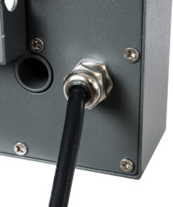 GloboStar® WALLLIGHT-DONA 90732 Αρχιτεκτονικό Επιτοίχιο Γωνιακό Φωτιστικό LED 10W 950lm 10° DC 24V Αδιάβροχο IP66 Μ8 x Π8 x Υ6cm Φυσικό Λευκό 4500K – Γκρι Ανθρακί – 3 Χρόνια Εγγύηση