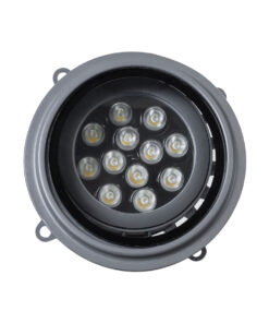 GloboStar® FLOOD-MILO 90735 Κινούμενος Προβολέας – Σποτ Φωτισμού Wall Washer για Φωτισμό Κτιρίων LED 12W 1140lm 10° AC 220-240V Αδιάβροχο IP67 Φ17 x Υ26cm Φυσικό Λευκό 4500K – Γκρι Ανθρακί – 3 Χρόνια Εγγύηση