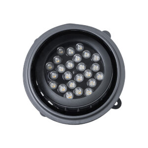 GloboStar® FLOOD-MILO 90737 Κινούμενος Προβολέας – Σποτ Φωτισμού Wall Washer για Φωτισμό Κτιρίων LED 24W 2160lm 10° AC 220-240V Αδιάβροχο IP67 Φ22 x Υ30cm Θερμό Λευκό 2700K – Γκρι Ανθρακί – 3 Χρόνια Εγγύηση