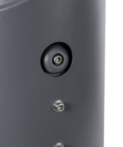 GloboStar® FLOOD-MILO 90737 Κινούμενος Προβολέας – Σποτ Φωτισμού Wall Washer για Φωτισμό Κτιρίων LED 24W 2160lm 10° AC 220-240V Αδιάβροχο IP67 Φ22 x Υ30cm Θερμό Λευκό 2700K – Γκρι Ανθρακί – 3 Χρόνια Εγγύηση