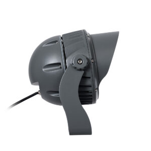 GloboStar® FLOOD-DIMO 90744 Προβολέας Wall Washer με Αντιθαμβωτική Γρίλια για Φωτισμό Κτιρίων LED 54W 5130lm 10° AC 220-240V Αδιάβροχο IP67 Μ26 x Π28 x Υ35cm Φυσικό Λευκό 4500K – Γκρι Ανθρακί – 3 Χρόνια Εγγύηση