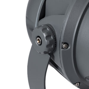 GloboStar® FLOOD-DIMO 90744 Προβολέας Wall Washer με Αντιθαμβωτική Γρίλια για Φωτισμό Κτιρίων LED 54W 5130lm 10° AC 220-240V Αδιάβροχο IP67 Μ26 x Π28 x Υ35cm Φυσικό Λευκό 4500K – Γκρι Ανθρακί – 3 Χρόνια Εγγύηση