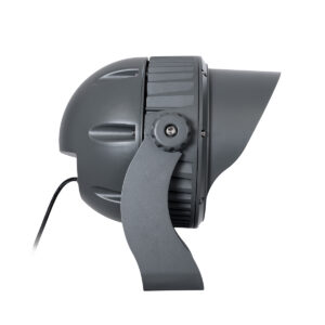 GloboStar® FLOOD-DIMO 90746 Προβολέας Wall Washer με Αντιθαμβωτική Γρίλια για Φωτισμό Κτιρίων LED 100W 9000lm 10° AC 220-240V Αδιάβροχο IP67 Μ34 x Π36 x Υ44cm Θερμό Λευκό 2700K – Γκρι Ανθρακί – 3 Χρόνια Εγγύηση