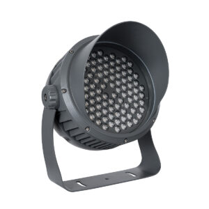 GloboStar® FLOOD-DIMO 90747 Προβολέας Wall Washer με Αντιθαμβωτική Γρίλια για Φωτισμό Κτιρίων LED 100W 9500lm 10° AC 220-240V Αδιάβροχο IP67 Μ34 x Π36 x Υ44cm Φυσικό Λευκό 4500K – Γκρι Ανθρακί – 3 Χρόνια Εγγύηση