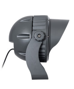 GloboStar® FLOOD-DIMO 90747 Προβολέας Wall Washer με Αντιθαμβωτική Γρίλια για Φωτισμό Κτιρίων LED 100W 9500lm 10° AC 220-240V Αδιάβροχο IP67 Μ34 x Π36 x Υ44cm Φυσικό Λευκό 4500K – Γκρι Ανθρακί – 3 Χρόνια Εγγύηση