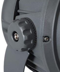 GloboStar® FLOOD-DIMO 90747 Προβολέας Wall Washer με Αντιθαμβωτική Γρίλια για Φωτισμό Κτιρίων LED 100W 9500lm 10° AC 220-240V Αδιάβροχο IP67 Μ34 x Π36 x Υ44cm Φυσικό Λευκό 4500K – Γκρι Ανθρακί – 3 Χρόνια Εγγύηση