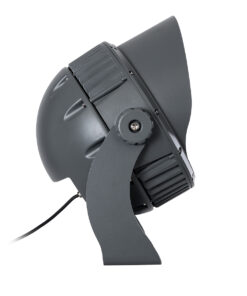 GloboStar® FLOOD-DIMO 90749 Προβολέας Wall Washer με Αντιθαμβωτική Γρίλια για Φωτισμό Κτιρίων LED 150W 13500lm 10° AC 220-240V Αδιάβροχο IP67 Μ43 x Π45 x Υ46cm Θερμό Λευκό 2700K – Γκρι Ανθρακί – 3 Χρόνια Εγγύηση