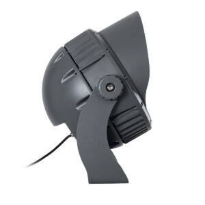 GloboStar® FLOOD-DIMO 90749 Προβολέας Wall Washer με Αντιθαμβωτική Γρίλια για Φωτισμό Κτιρίων LED 150W 13500lm 10° AC 220-240V Αδιάβροχο IP67 Μ43 x Π45 x Υ46cm Θερμό Λευκό 2700K – Γκρι Ανθρακί – 3 Χρόνια Εγγύηση