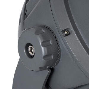 GloboStar® FLOOD-DIMO 90749 Προβολέας Wall Washer με Αντιθαμβωτική Γρίλια για Φωτισμό Κτιρίων LED 150W 13500lm 10° AC 220-240V Αδιάβροχο IP67 Μ43 x Π45 x Υ46cm Θερμό Λευκό 2700K – Γκρι Ανθρακί – 3 Χρόνια Εγγύηση