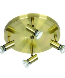 InLight Επιτοίχιο σποτ από μέταλλο σε οξυντέ απόχρωση (9075-4Φ-Οξυντέ)