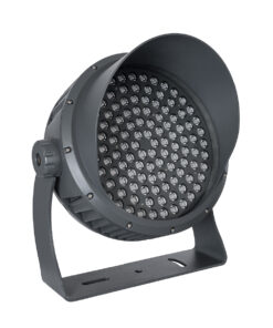 GloboStar® FLOOD-DIMO 90750 Προβολέας Wall Washer με Αντιθαμβωτική Γρίλια για Φωτισμό Κτιρίων LED 100W 14250lm 10° AC 220-240V Αδιάβροχο IP67 Μ43 x Π45 x Υ46cm Φυσικό Λευκό 4500K – Γκρι Ανθρακί – 3 Χρόνια Εγγύηση