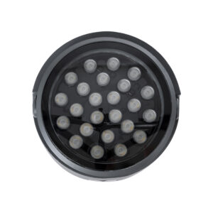 GloboStar® FLOOD-RANA 90751 Κινούμενος Προβολέας – Σποτ Φωτισμού Wall Washer για Φωτισμό Κτιρίων LED 36W 3060lm 5° DC 24V Αδιάβροχο IP67 Φ26 x Υ18cm RGBW DMX512 – Γκρι Ανθρακί – 3 Χρόνια Εγγύηση