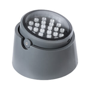 GloboStar® FLOOD-RANA 90752 Κινούμενος Προβολέας – Σποτ Φωτισμού Wall Washer για Φωτισμό Κτιρίων LED 60W 5100lm 5° DC 24V Αδιάβροχο IP67 Φ30 x Υ20cm RGBW DMX512 – Γκρι Ανθρακί – 3 Χρόνια Εγγύηση