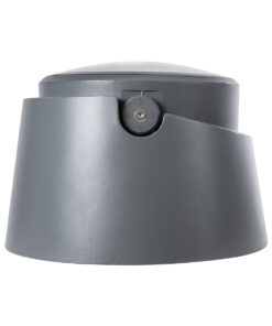 GloboStar® FLOOD-RANA 90752 Κινούμενος Προβολέας – Σποτ Φωτισμού Wall Washer για Φωτισμό Κτιρίων LED 60W 5100lm 5° DC 24V Αδιάβροχο IP67 Φ30 x Υ20cm RGBW DMX512 – Γκρι Ανθρακί – 3 Χρόνια Εγγύηση