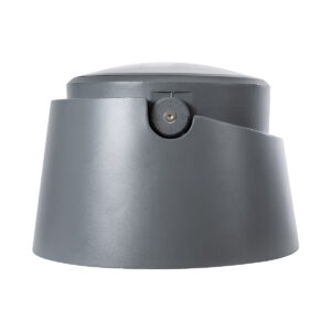 GloboStar® FLOOD-RANA 90752 Κινούμενος Προβολέας – Σποτ Φωτισμού Wall Washer για Φωτισμό Κτιρίων LED 60W 5100lm 5° DC 24V Αδιάβροχο IP67 Φ30 x Υ20cm RGBW DMX512 – Γκρι Ανθρακί – 3 Χρόνια Εγγύηση