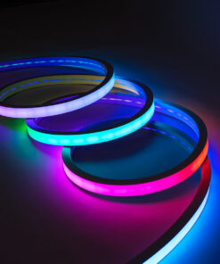 GloboStar® NEONIO 90754 Digital Pixel Addressable Neon Strip – Ψηφιακή Ταινία Neon Flex LED SMD 5050 14.4W/m 60LED/m 20PIXEL/m SPI/TTL Protocol IC SM16703P/WS2811/WS2812 864lm/m 90° DC 12V Αδιάβροχη IP67 Πολύχρωμη RGB – Λευκό Σώμα – Μ1000 x Π3 x Υ2cm – Συσκευασία 10 Μέτρων – 2 Χρόνια Εγγύηση