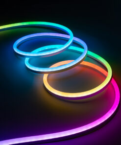 GloboStar® NEONIO 90755 Digital Pixel Addressable Neon Strip – Ψηφιακή Ταινία Neon Flex LED SMD 5050 14.4W/m 60LED/m 20PIXEL/m SPI/TTL Protocol IC SM16703P/WS2811/WS2812 864lm/m 180° DC 12V Αδιάβροχη IP67 Πολύχρωμη RGB – Λευκό Σώμα – Μ1000 x Π1 x Υ2.3cm – Συσκευασία 10 Μέτρων – 2 Χρόνια Εγγύηση