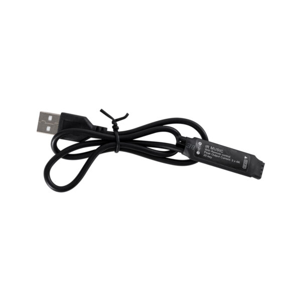 GloboStar® DIGISTRIP 90757 Set RGB Strip – Σετ RGB Ταινίας 5 Μέτρων με Controller & Ασύρματο Χειριστήριο IR – LED SMD 5050 36W/5m 150LED/5m 2880lm/m 120° DC 5V με USB 2.0 IP20 Πολύχρωμο RGB – Dimmable – Μαύρο Σώμα – Μ500 x Π1 x Υ0.2cm – Συσκευασία 5 Μέτρων – 2 Χρόνια Εγγύηση