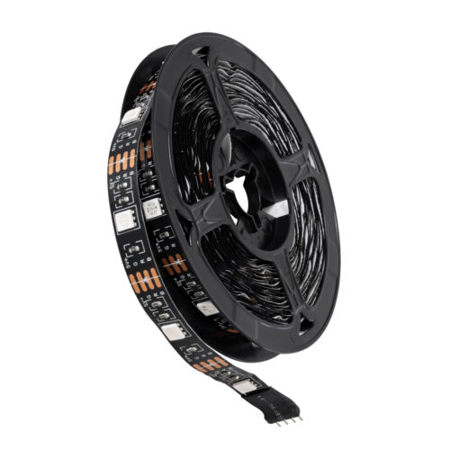 GloboStar® DIGISTRIP 90759 Set RGB Strip – Σετ Ταινίας 5 Μέτρων με Controller & WiFi Mobile APP – LED SMD 5050 36W/5m 150LED/5m 2880lm/m 120° DC 5V με USB 2.0 & WiFi Mobile APP IP20 Πολύχρωμο RGB – Dimmable – Μαύρο Σώμα – Μ500 x Π1 x Υ0.2cm – Συσκευασία 5 Μέτρων – 2 Χρόνια Εγγύηση