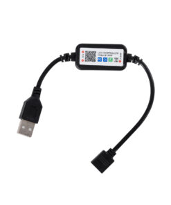 GloboStar® DIGISTRIP 90759 Set RGB Strip – Σετ Ταινίας 5 Μέτρων με Controller & WiFi Mobile APP – LED SMD 5050 36W/5m 150LED/5m 2880lm/m 120° DC 5V με USB 2.0 & WiFi Mobile APP IP20 Πολύχρωμο RGB – Dimmable – Μαύρο Σώμα – Μ500 x Π1 x Υ0.2cm – Συσκευασία 5 Μέτρων – 2 Χρόνια Εγγύηση