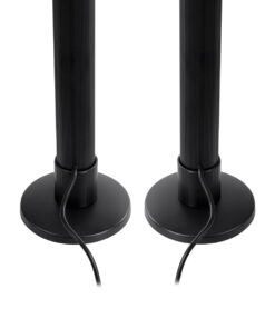 GloboStar® DIGICOLUMN 90760 Σετ 2 Μοντέρνα Επιτραπέζια Φωτιστικά Γραφείου Digital Pixel Symphony Bars LED 16W 1280lm 180° DC 5V με USB 2.0 IP20 – Εναλλαγή Φωτισμού μέσω Τηλεχειριστηρίου – Πολύχρωμα RGB – Dimmable – Μαύρο – Φ3 x Υ45cm – Συσκευασία 2 Τεμαχίων – 2 Χρόνια Εγγύηση