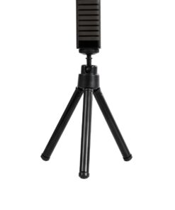 GloboStar® DIGICOLUMN 90761 Μοντέρνο Επιτραπέζιο Φωτιστικό Γραφείου WiFi Digital Pixel Rhythm Music Bar LED 8W 640lm 90° DC 5V με USB 2.0 & WiFi Mobile APP IP20 – Εναλλαγή Φωτισμού μέσω WiFi Εφαρμογής – Πολύχρωμο RGB – Dimmable – Μαύρο – Μ2.3 x Π2.5 x Υ19cm – 2 Χρόνια Εγγύηση