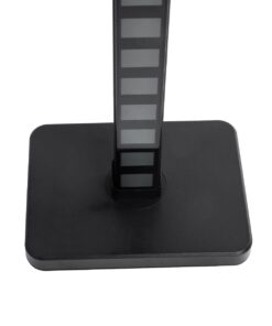 GloboStar® DIGICOLUMN 90762 Μοντέρνο Επιδαπέδιο Φωτιστικό Γραφείου Digital Pixel Rhythm Music Bar LED 12W 960lm 90° DC 5V με USB 2.0 IP20 – Εναλλαγή Φωτισμού μέσω Τηλεχειριστηρίου – Πολύχρωμο RGB – Dimmable – Μαύρο – Μ3.4 x Π2.5 x Υ122cm – 2 Χρόνια Εγγύηση