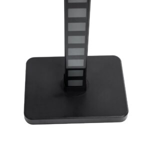 GloboStar® DIGICOLUMN 90762 Μοντέρνο Επιδαπέδιο Φωτιστικό Γραφείου Digital Pixel Rhythm Music Bar LED 12W 960lm 90° DC 5V με USB 2.0 IP20 – Εναλλαγή Φωτισμού μέσω Τηλεχειριστηρίου – Πολύχρωμο RGB – Dimmable – Μαύρο – Μ3.4 x Π2.5 x Υ122cm – 2 Χρόνια Εγγύηση