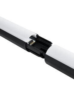 GloboStar® DIGICOLUMN 90763 Μοντέρνο Επιδαπέδιο Φωτιστικό Γραφείου Digital Pixel Symphony Bar LED 16W 1280lm 180° DC 5V με USB 2.0 IP20 – Εναλλαγή Φωτισμού μέσω Τηλεχειριστηρίου – Πολύχρωμα RGB – Dimmable – Μαύρο – Φ3 x Υ165cm – 2 Χρόνια Εγγύηση