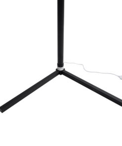 GloboStar® DIGICOLUMN 90763 Μοντέρνο Επιδαπέδιο Φωτιστικό Γραφείου Digital Pixel Symphony Bar LED 16W 1280lm 180° DC 5V με USB 2.0 IP20 – Εναλλαγή Φωτισμού μέσω Τηλεχειριστηρίου – Πολύχρωμα RGB – Dimmable – Μαύρο – Φ3 x Υ165cm – 2 Χρόνια Εγγύηση