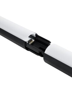 GloboStar® DIGICOLUMN 90764 Μοντέρνο Επιδαπέδιο Φωτιστικό Γραφείου Digital Pixel Symphony Bar LED 16W 1280lm 180° DC 5V με USB 2.0 IP20 – Εναλλαγή Φωτισμού μέσω Τηλεχειριστηρίου – Πολύχρωμα RGB – Dimmable – Μαύρο – Φ3 x Υ165cm – 2 Χρόνια Εγγύηση