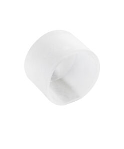 GloboStar® CON-NEONIO 90779 Τάπα Σιλικόνης Σύνδεσης & Τερματική για την NEONIO Digital Neon Flex LED 14.4W/m 12VDC με Π2 x Υ2cm – Διάφανη – Μ2.3 x Π2.2 x Υ2.2cm