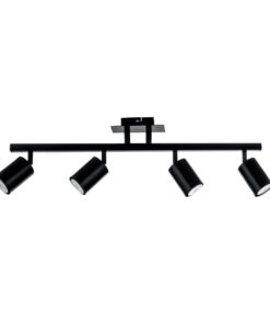 InLight Επιτοίχιο σποτ από μέταλλο σε μαύρη απόχρωση (9081-4)