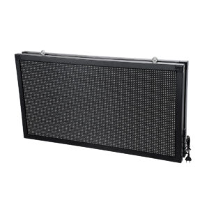 GloboStar® DISPLAY 90813 LED Scrolling Display 96x48cm – Κυλιόμενη Ψηφιακή Πινακίδα / Επιγραφή Διπλής Όψης P10 LED SMD AC 220-240V – Λειτουργία μέσω Wi-Fi με Εφαρμογή APP – Αισθήτηρας Θερμοκρασίας και Υγρασίας – Αδιάβροχο IP65 – Μ102 x Π11 x Υ54.5cm – Πράσινο – 1 Χρόνο Εγγύηση