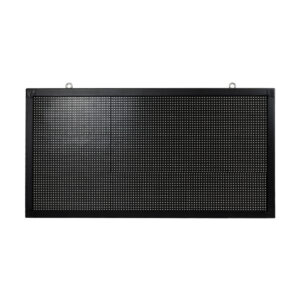GloboStar® DISPLAY 90815 LED Scrolling Display 96x48cm – Κυλιόμενη Ψηφιακή Πινακίδα / Επιγραφή Διπλής Όψης P10 LED SMD AC 220-240V – Λειτουργία μέσω Wi-Fi με Εφαρμογή APP – Αισθήτηρας Θερμοκρασίας και Υγρασίας – Αδιάβροχο IP65 – Μ102 x Π11 x Υ54.5cm – Πορτοκαλί – 1 Χρόνο Εγγύηση